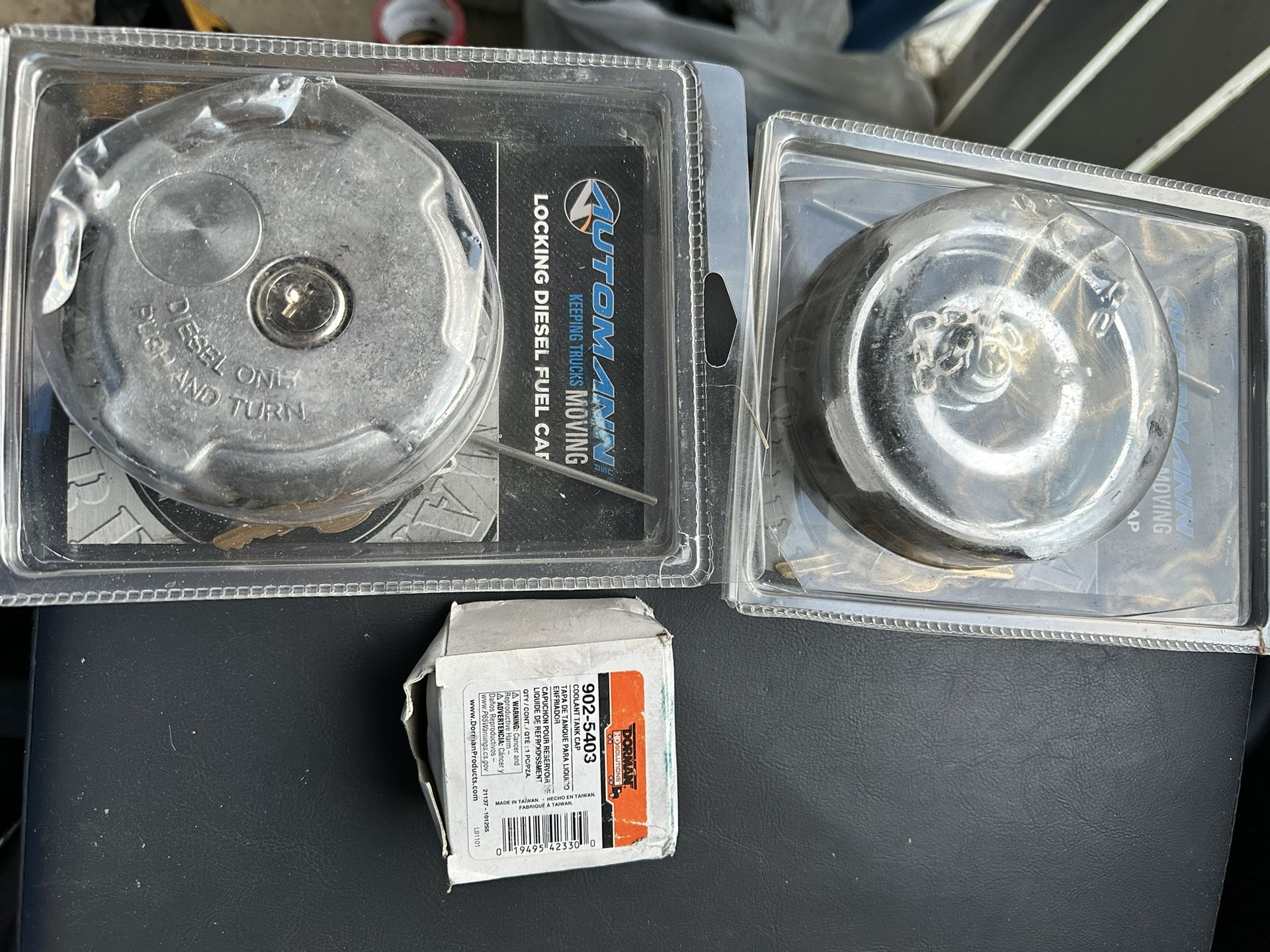 Locking Diesel Fuel Cap And DEF cap