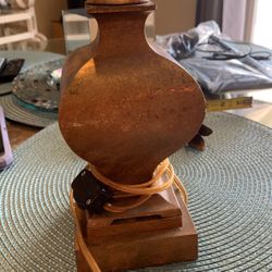 Beautiful Gold Vintage Side Table Lamps. A Pair. 
