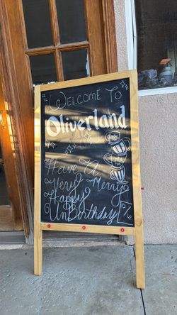 A-Frame Chalkboard Sidewalk Sign