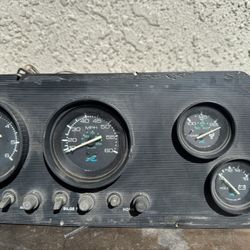 Instrument Gauge Panel For Outboard Boat