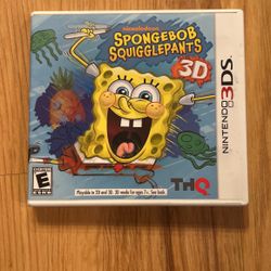 Nickelodeon SpongeBob SquigglePants 3D for Nintendo 3DS 