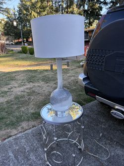 Beautiful Grey Lamp