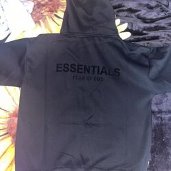  Black Essentials Hoodie