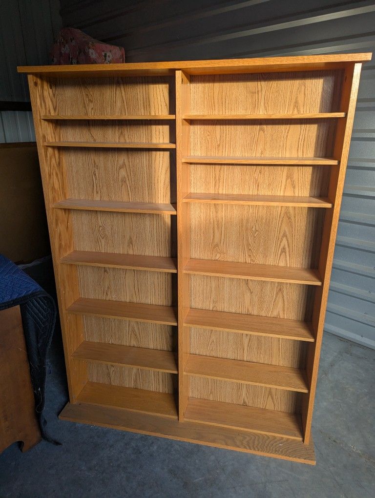 Large double wide shelving unit