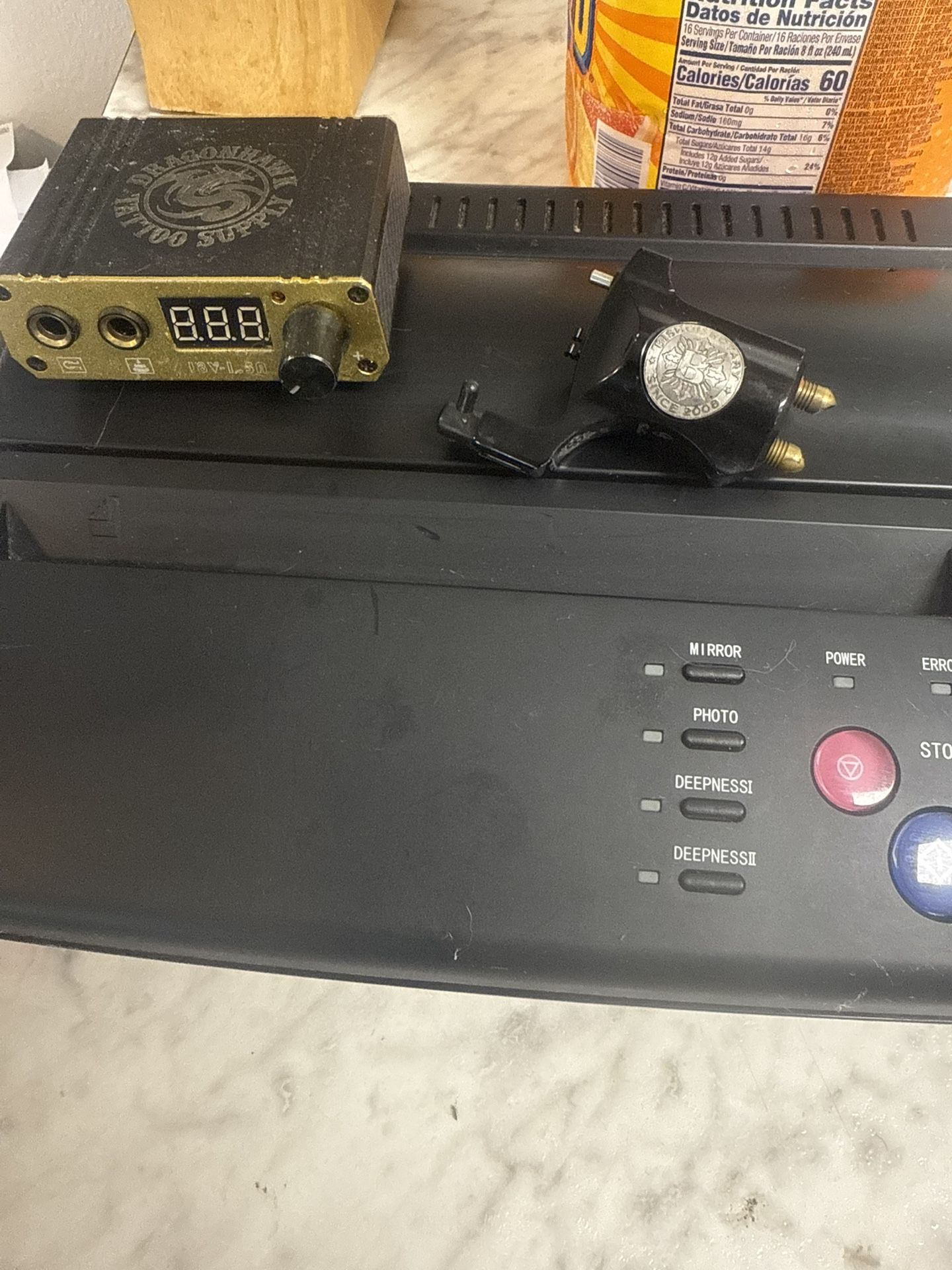 Bishop Rotary Gun Machine And Stencil Printer