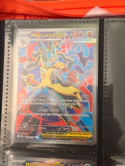 Pokemon cards mega lucario ex