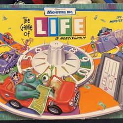 Monsters Inc Life Board Game