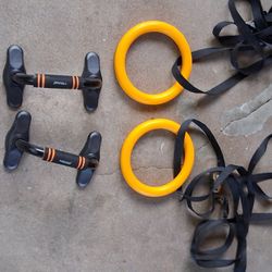 Gymnastic Rings & Push UP Bars