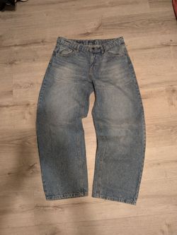 Baggy Blue and grey skater denim