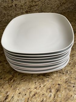 Ceramic plates set of ten