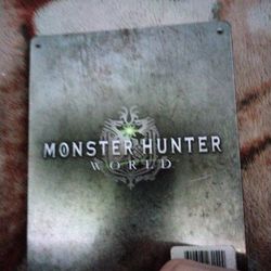 Monster Hunter World PS4 Game Steel Book