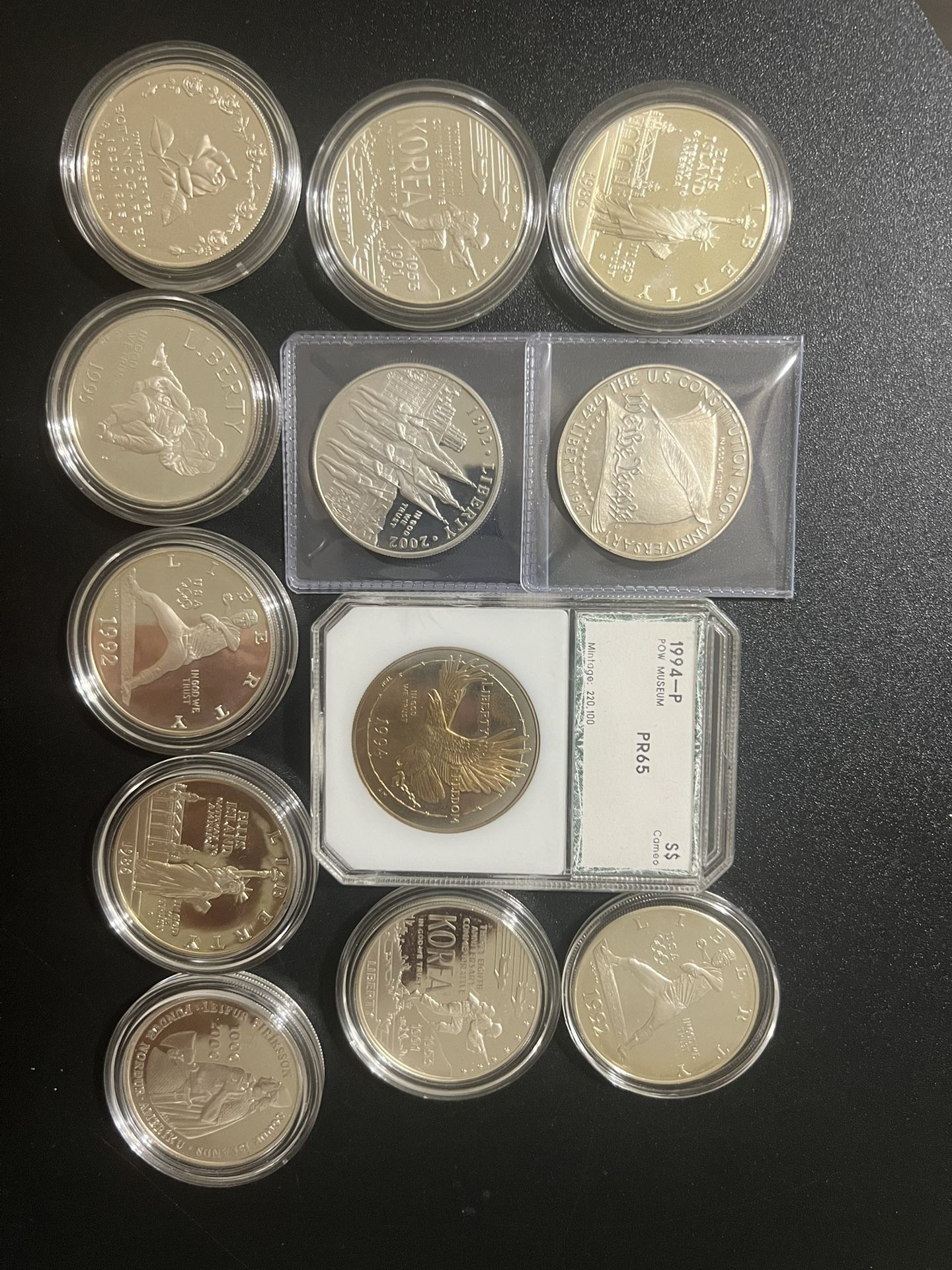 Silver 12 Commemoratives .900