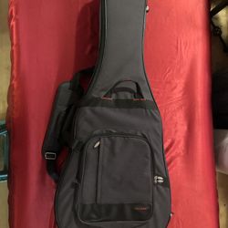 Acoustic Guitar, Case And Accessories