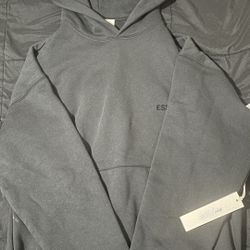 Essential Hoodie Size Xs Black 
