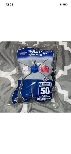 50 pack Fast Ratchet Caps Tile Leveling 1/8" with spacer bases $30 2-pk