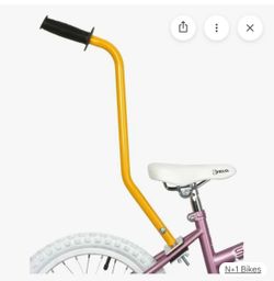 Bike trainer handle teach kids to ride a bike