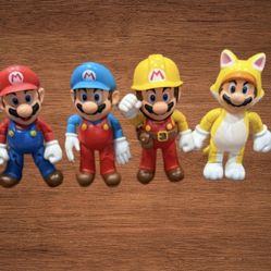 SUPER MÁRIO BROS. BUNDLE OF 6 FIGURES 4”