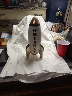 Jonathan Adler Rocket Whiskey Decanter.
