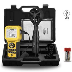Pro HVAC Anemometer CFM Wind Speed Meter AP-856A USB Data Export