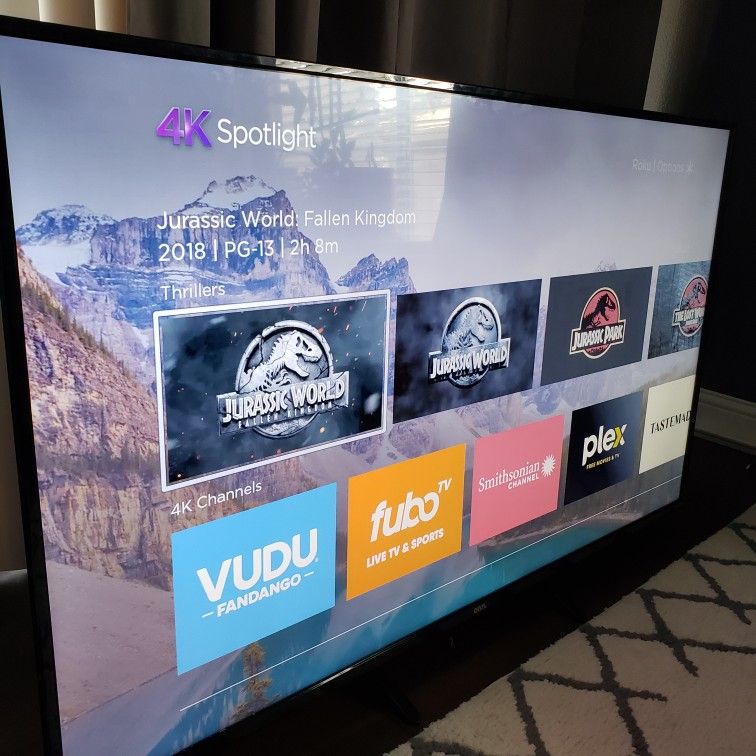 Onn. 58" 4K UHD HDR Roku Smart TV LED