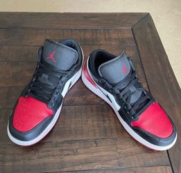 Air Jordan 1 Low White/Black Varsity Red-White.