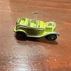 Vintage Tootsie Toys R  ROADSTER USA Green 