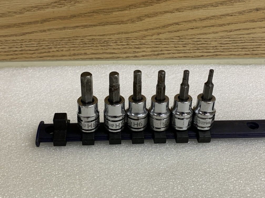 Kobalt H8mm 338186 To H3mm 338181 Dr Hex Bit Socket Set