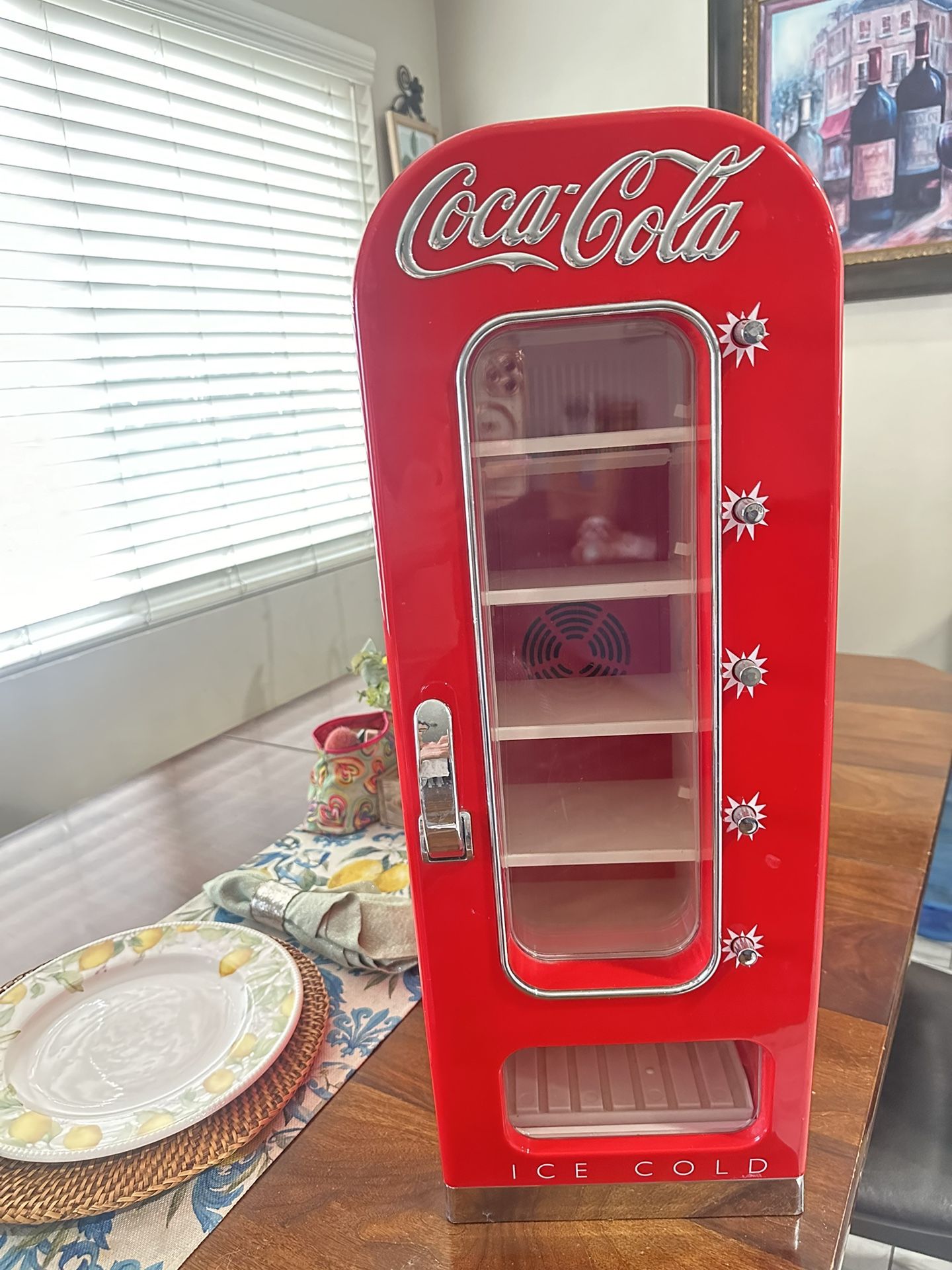 Retro vending machine, Coca Cola, Mini fridge