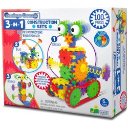 NEW Techno Gears 3-IN-1 Construction Sets - Bionic Bug, Dizzy Droid, Wacky Robot
