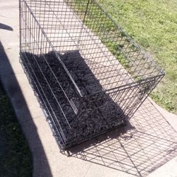 Black Wire Collapsible Large Dog Crate/Pen  Size 26(h) x  22 (w) x 36(l)