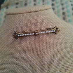 Antique Brooch Bar Brooch