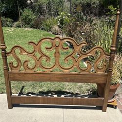 Vintage Queen Headboard 