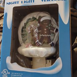 Ginger Bread Man Christmas Night Light