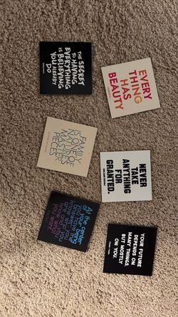 QUOTABLE MAGNETS 6ea