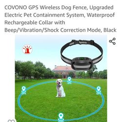 Wireless GPS Dog Fence Electric Pet Collar 