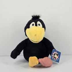 Rare HTF Rabe Socke Black Crow Plush 12" Stuffed Animal NWT Raven Bird Novelty