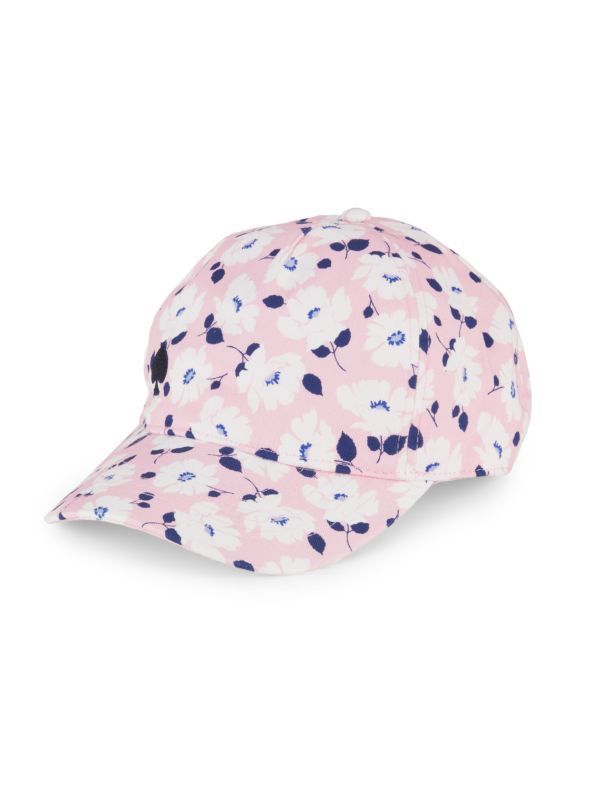 KATE SPADE NEW YORK Floral pink Cotton Baseball Cap