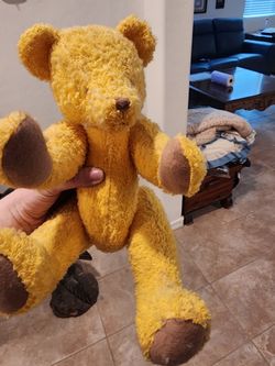 Department 56 Yellow Teddy Bear Plush
