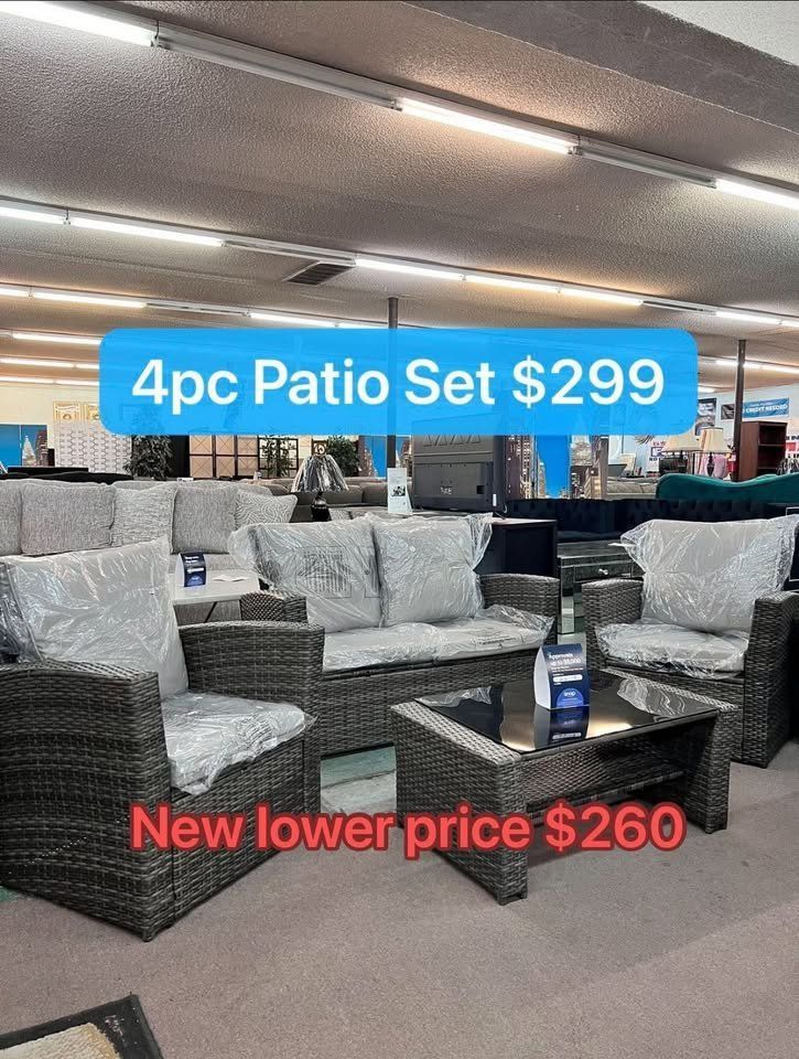 🚚Hot Deal🚚 4pc Outdoor Furniture Patio Set $260, Delivery Available
