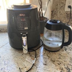 Electrical Water Kettle And Air Fryer Together 