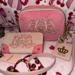 Juicy Couture Purse & Wallet Bundle NWT