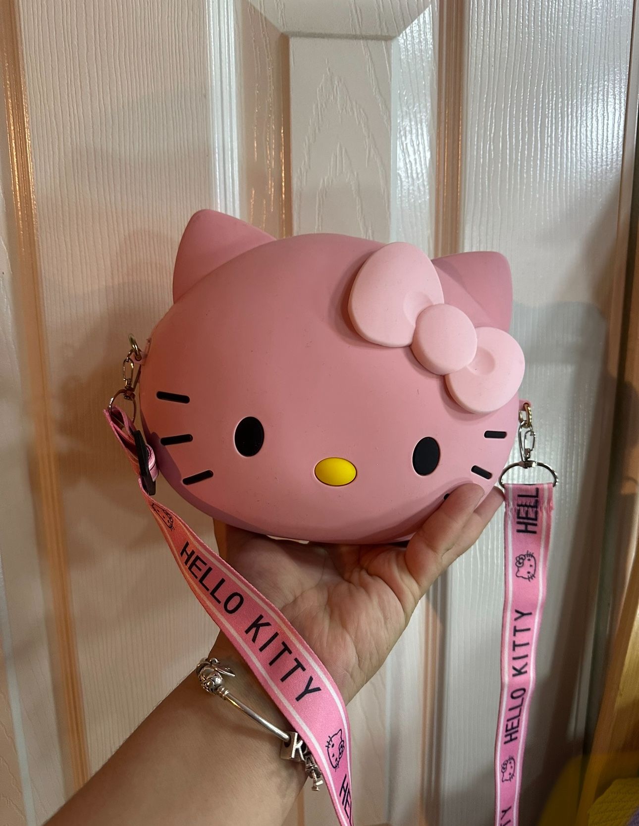 Hello Kitty silicone crossbody bag