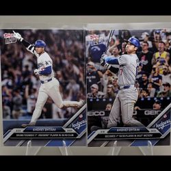 2024 Topps Now Shohei Ohtani 40/40 & 50/50 Cards