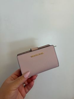 Michael Kors Pink Saffiano Leather Bifold Wallet
