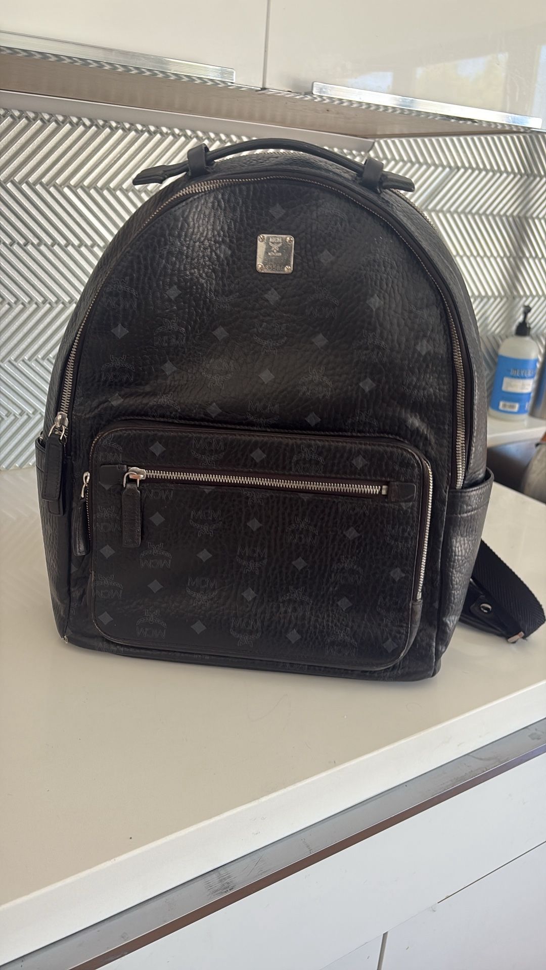 Black Mcm Back Pack For Sale