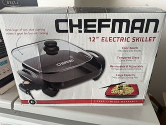Chefman 12” Electric Skillet - Brand New 
