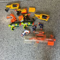 Nerf Pack Of Toy Nerf Guns