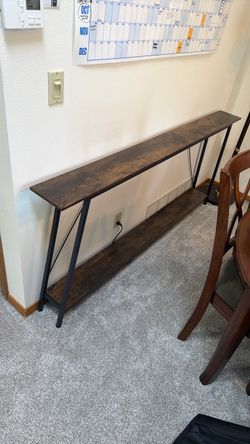 Skinny Wall Table