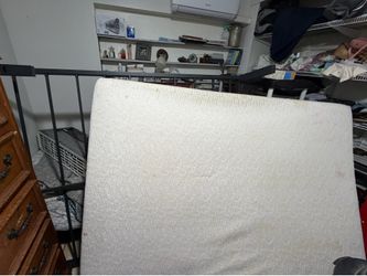 Queen size memory foam with  gel bed with bed frame