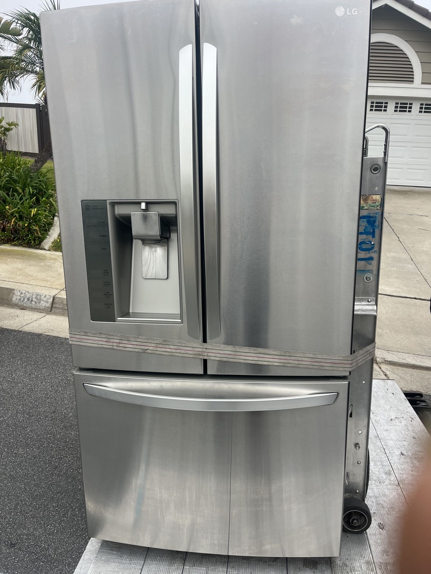 LG refrigerator French Door Stainless Steel 36 Inch Wide